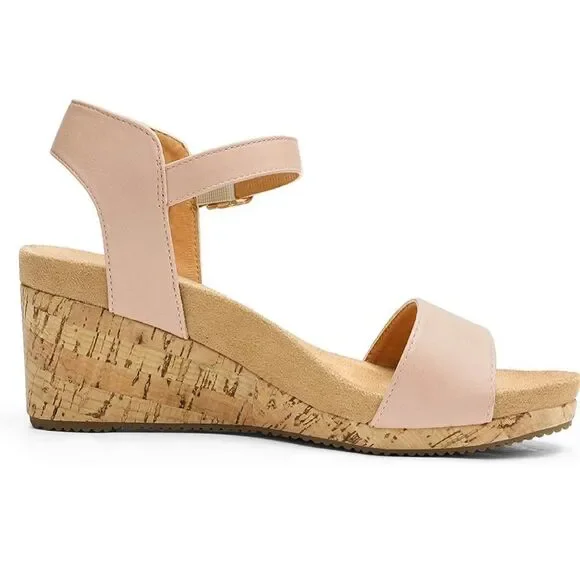 NWT Dream Pairs Wedge Sandal - Picture 3 of 13